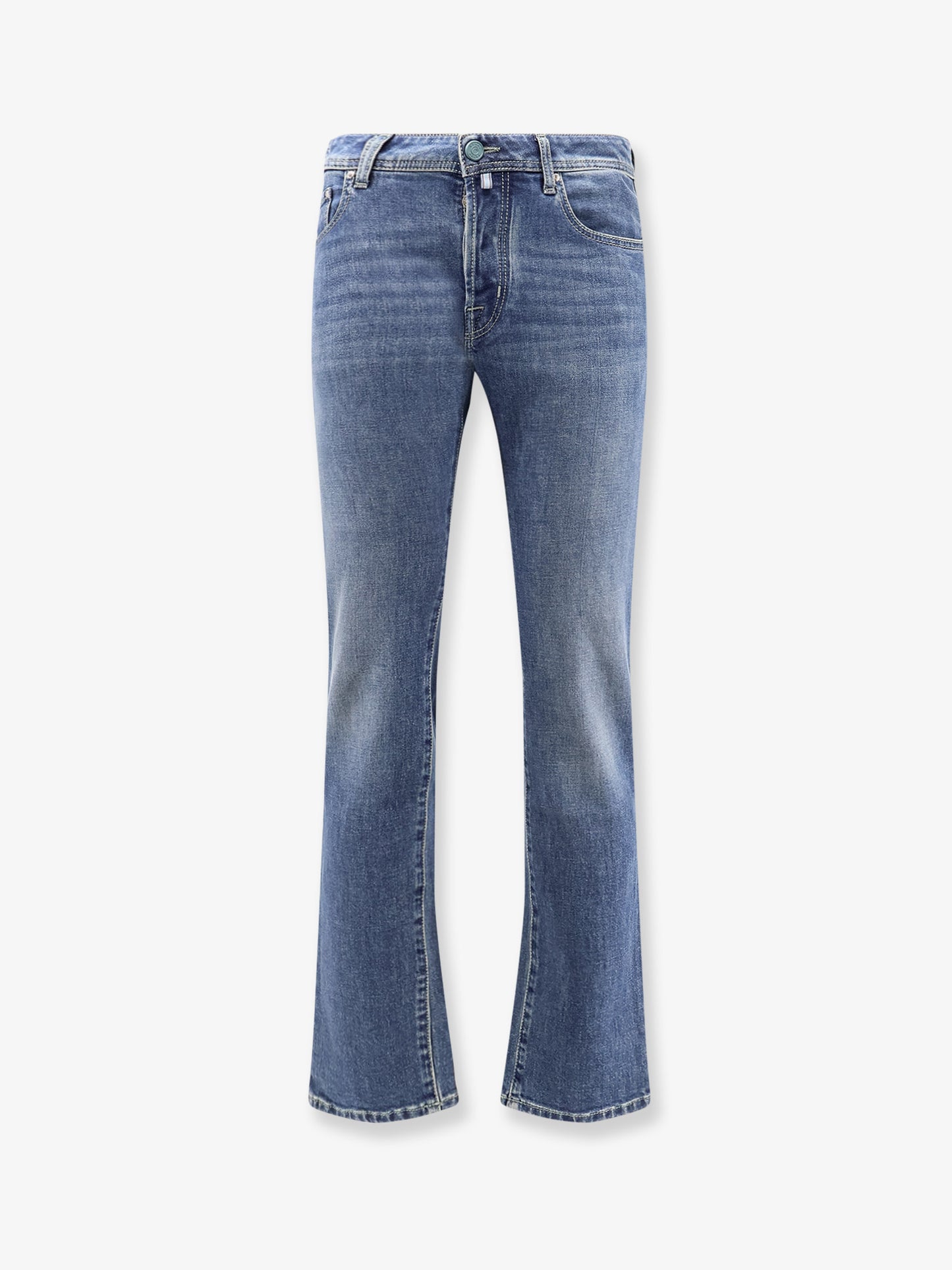 Stretch cotton blend jeans