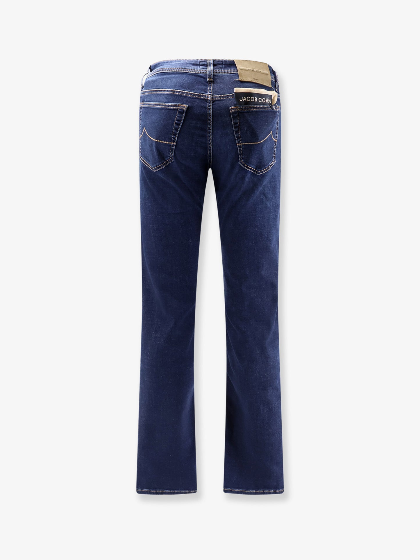 Stretch cotton blend jeans