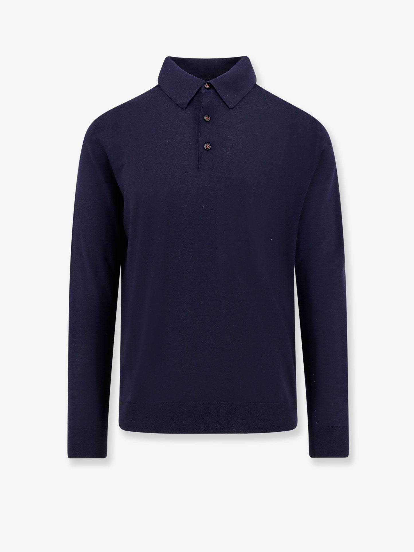 Wool polo shirt