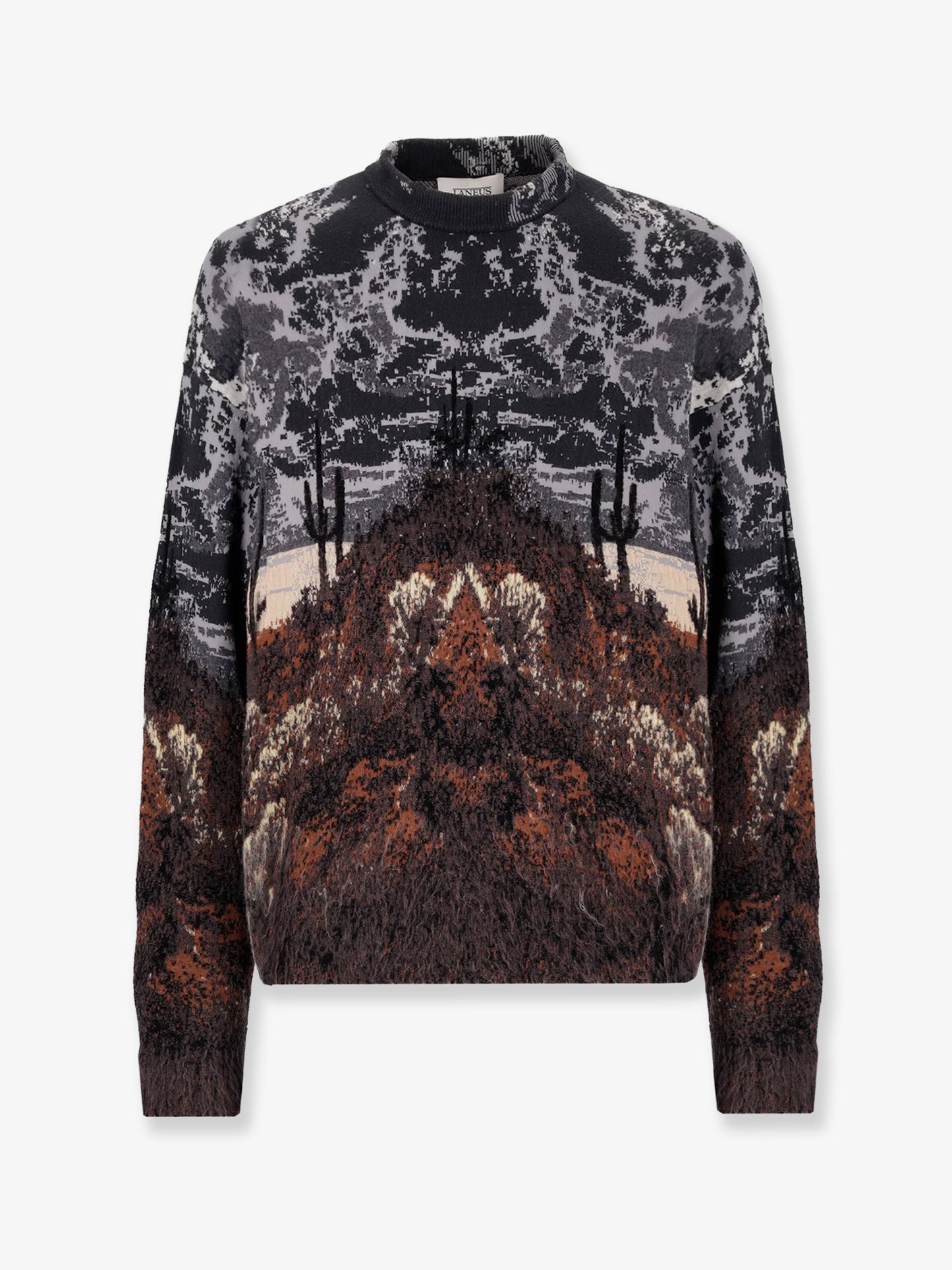 Cotton and wool sweatshirt