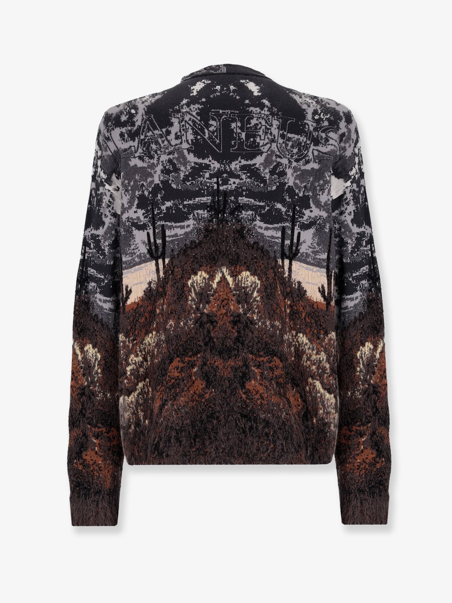 Cotton and wool sweatshirt