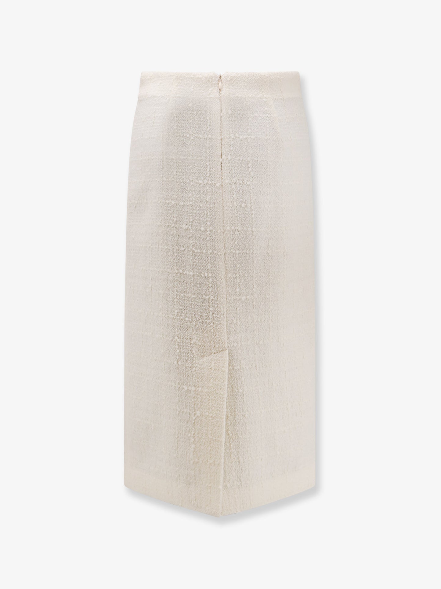 Blainef bouclé wool midi skirt