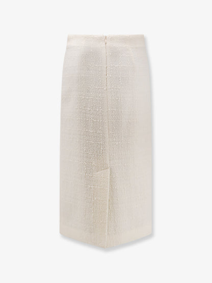 Blainef bouclé wool midi skirt thumbnail