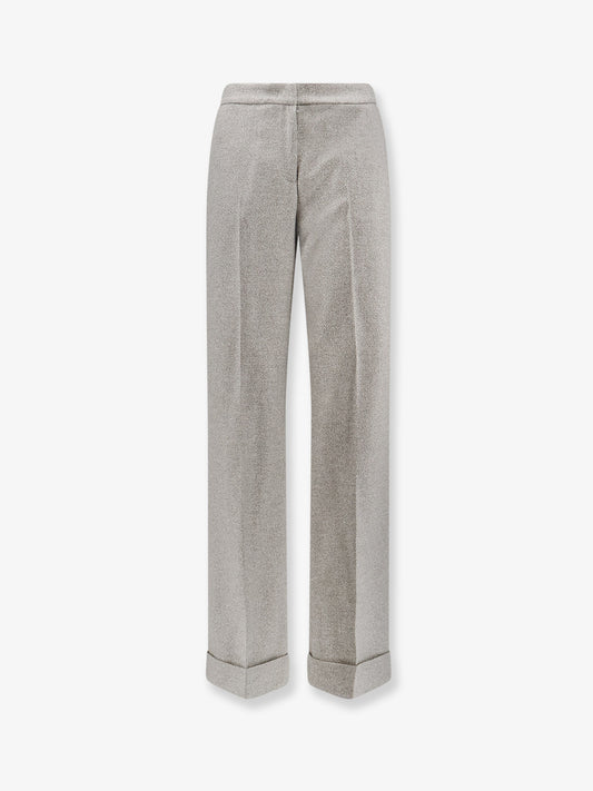 Virgin wool and viscose trousers
