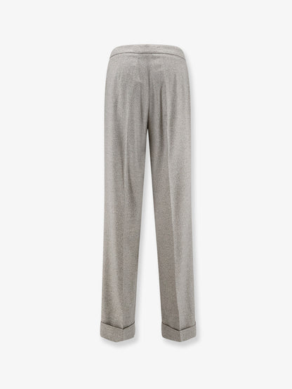 Virgin wool and viscose trousers thumbnail