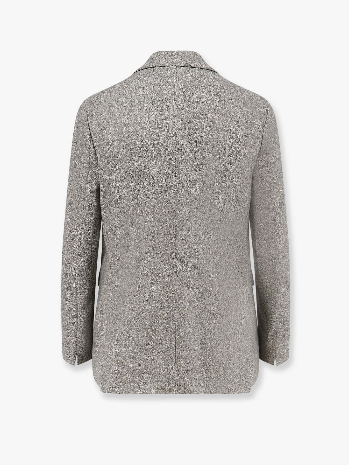 Single-breasted virgin wool and viscose blazer
