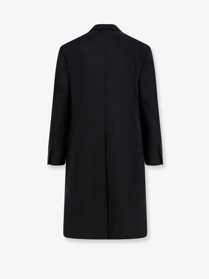 Double-breasted wool and cashmere coat thumbnail