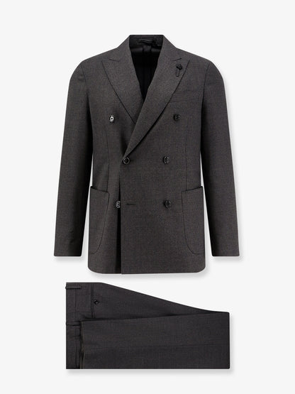 Roma double-breasted wool suit thumbnail