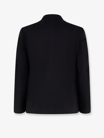 Double-breasted wool blazer thumbnail