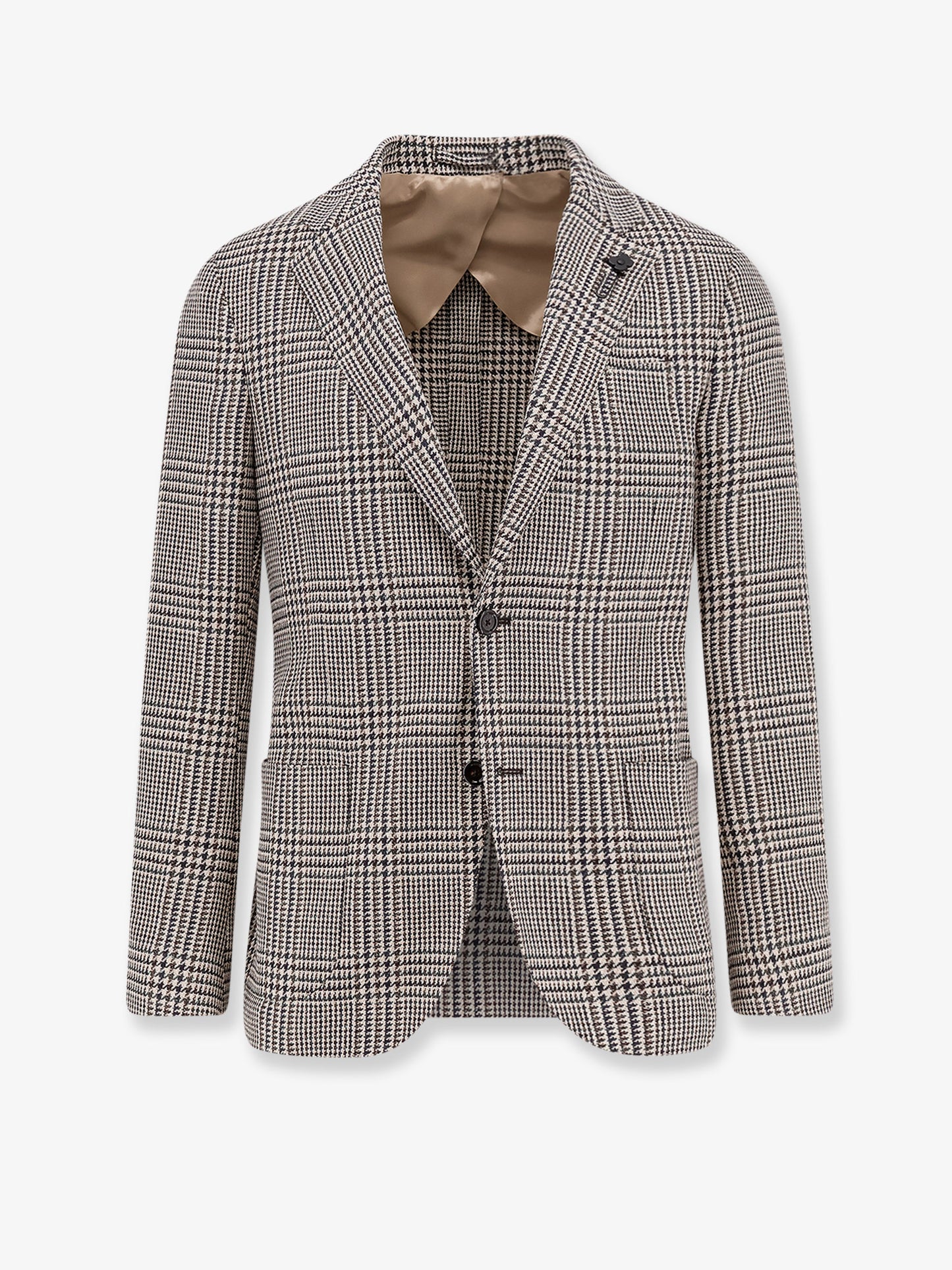 Blazer Madras in misto lana