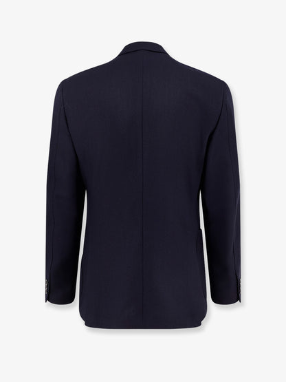 Roma pure virgin wool double-breasted blazer thumbnail