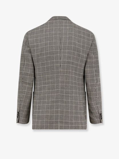 Roma double-breasted virgin wool blazer thumbnail