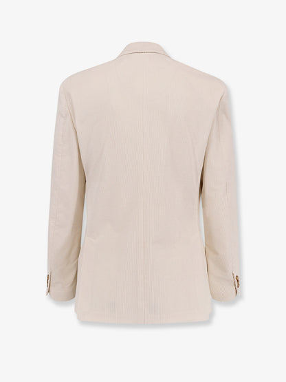 Double-breasted corduroy blazer thumbnail