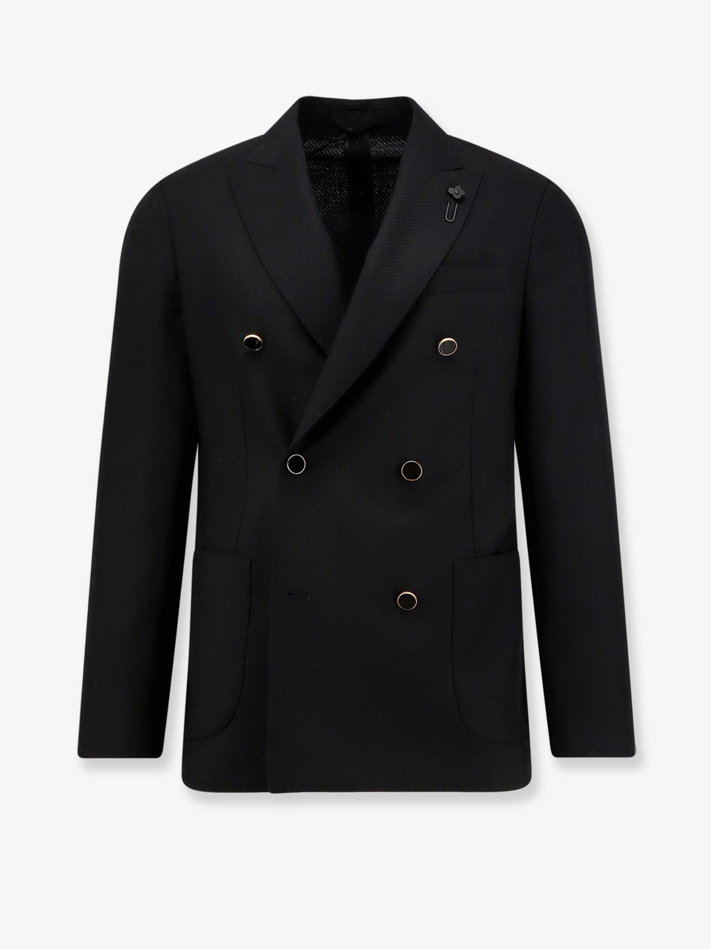 Roma double-breasted wool blazer