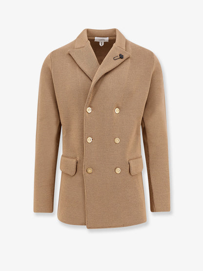 Blazer in maglia con spilla iconica thumbnail