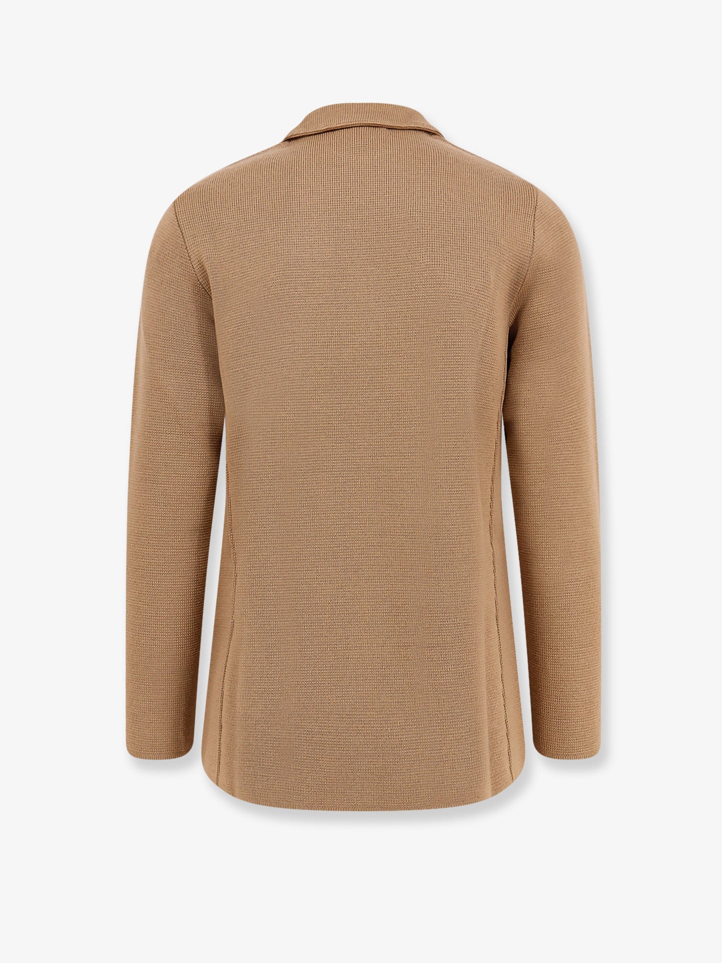 Blazer in maglia con spilla iconica