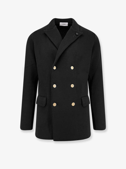 Blazer in maglia con spilla iconica thumbnail