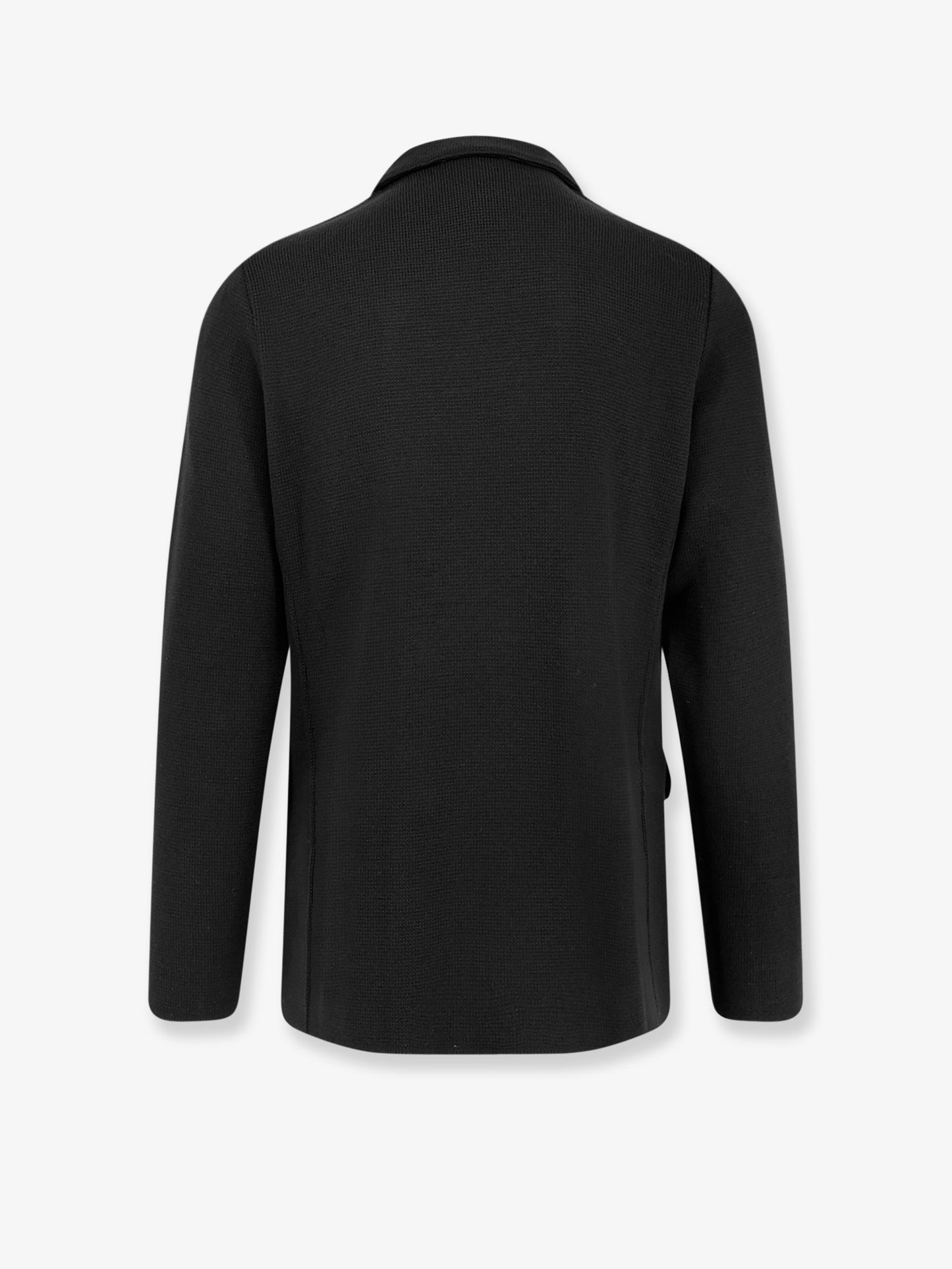 Blazer in maglia con spilla iconica