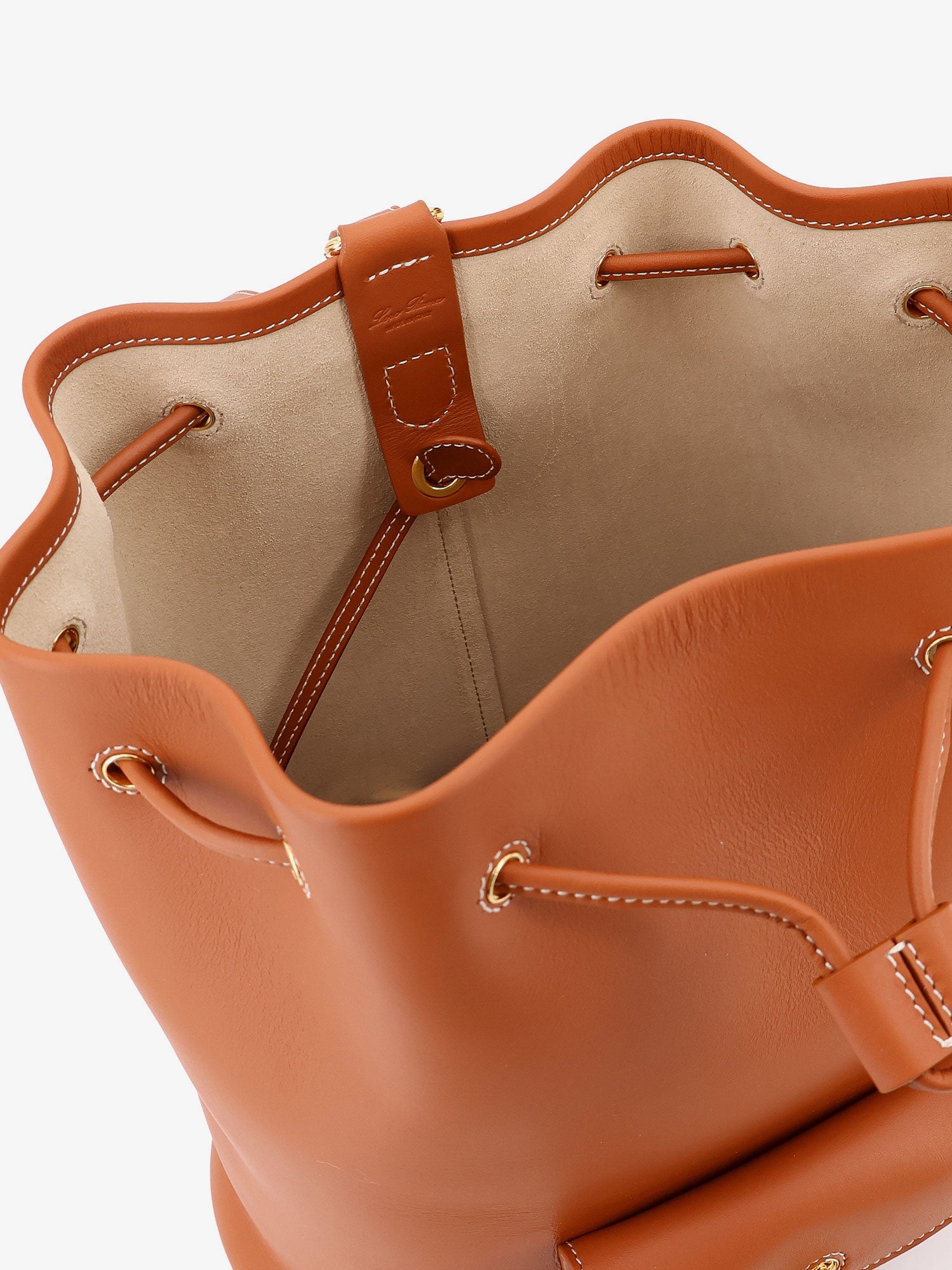 Extra Drawstring L27 leather backpack LORO PIANA - Nugnes1920