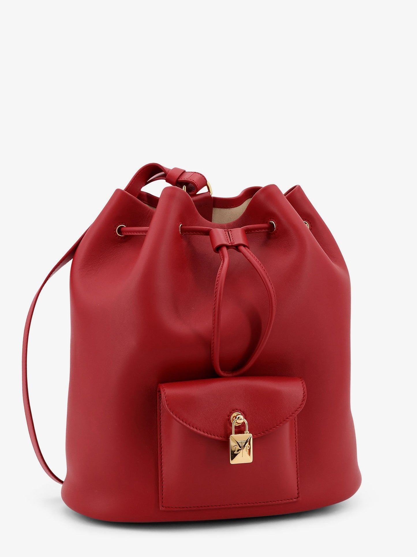 Extra Drawstring L27 leather backpack