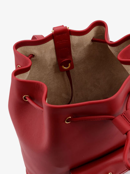 Extra Drawstring L27 leather backpack thumbnail