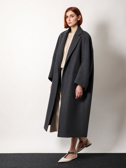 Asburgo virgin wool and cashmere coat thumbnail