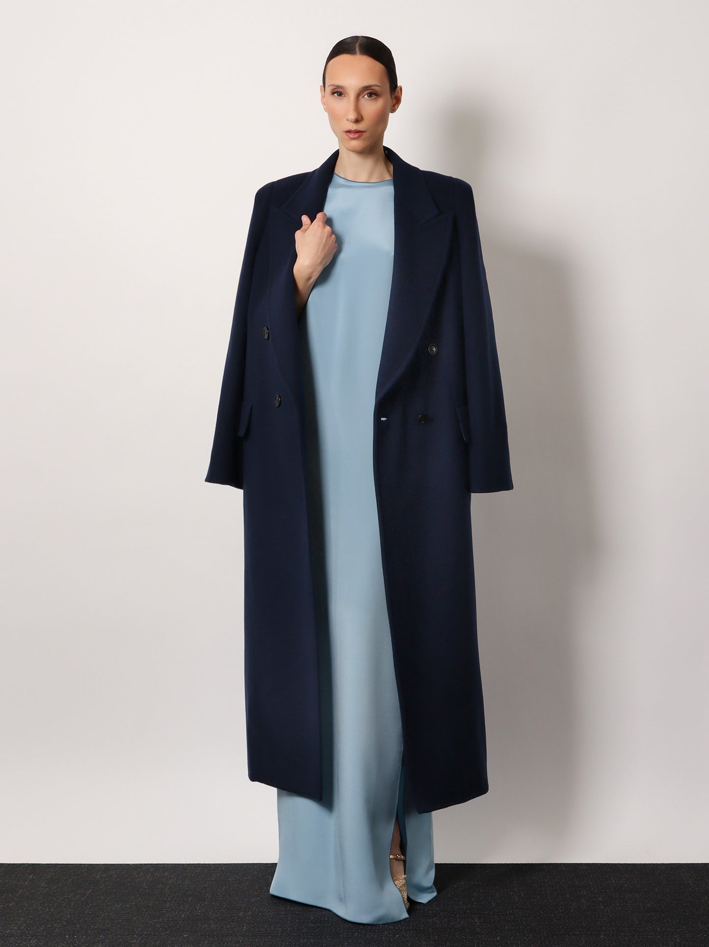 Albania 1234 max mara sfilata virgin wool and cashmere coat