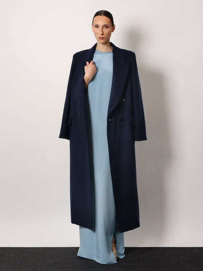 Albania 1234 max mara sfilata virgin wool and cashmere coat thumbnail