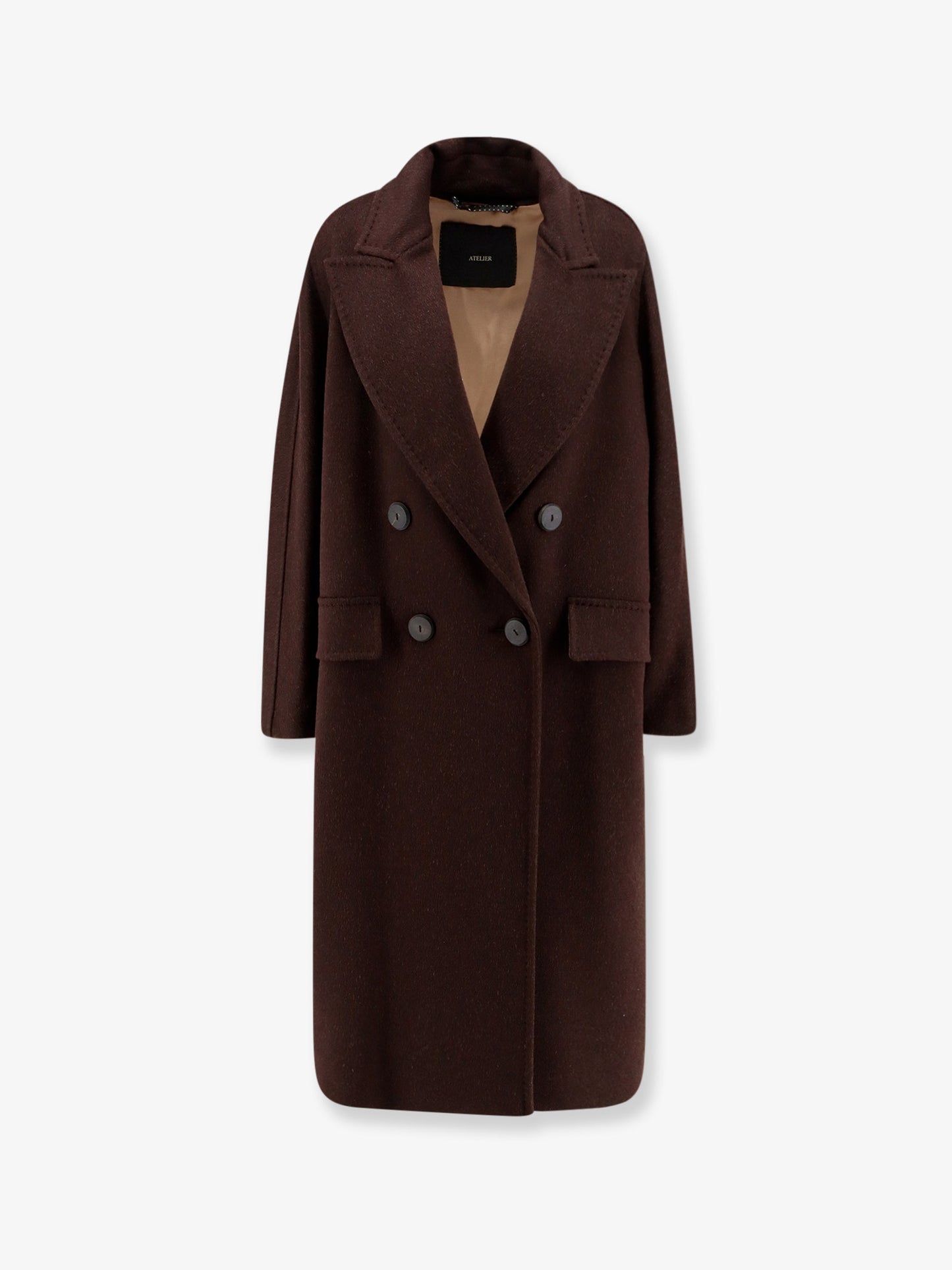 Angus cashmere and alpaca coat