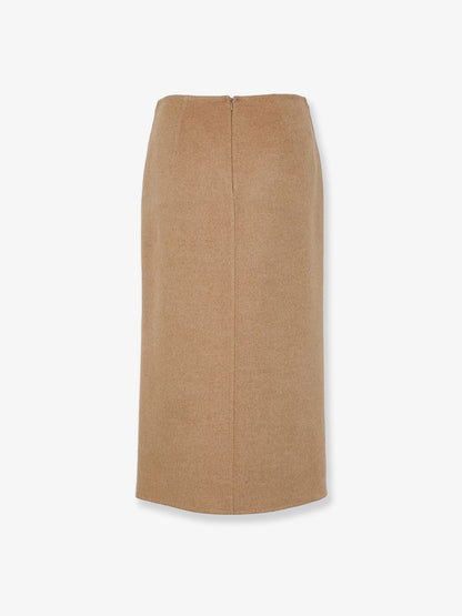 Curzio camel midi skirt thumbnail