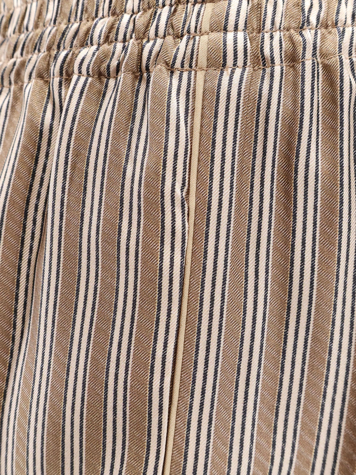 Ladino striped silk trousers