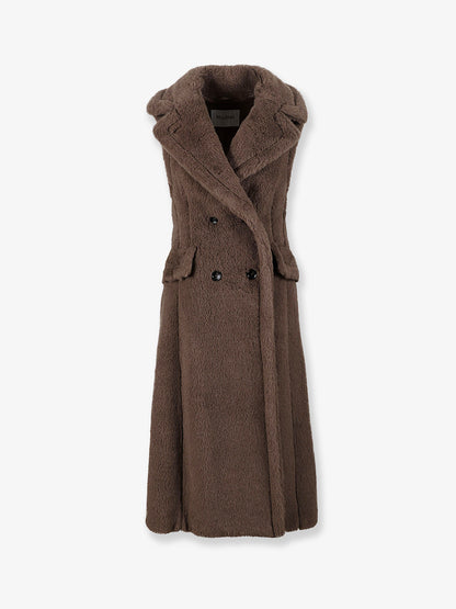 Boario sleeveless alpaca blend coat thumbnail