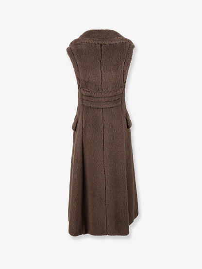 Boario sleeveless alpaca blend coat thumbnail