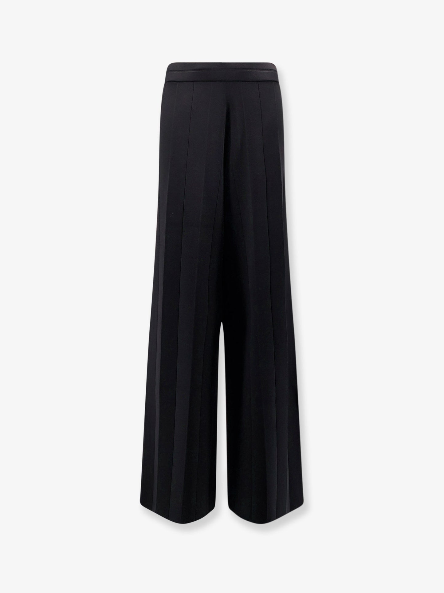 Lama viscose blend trousers