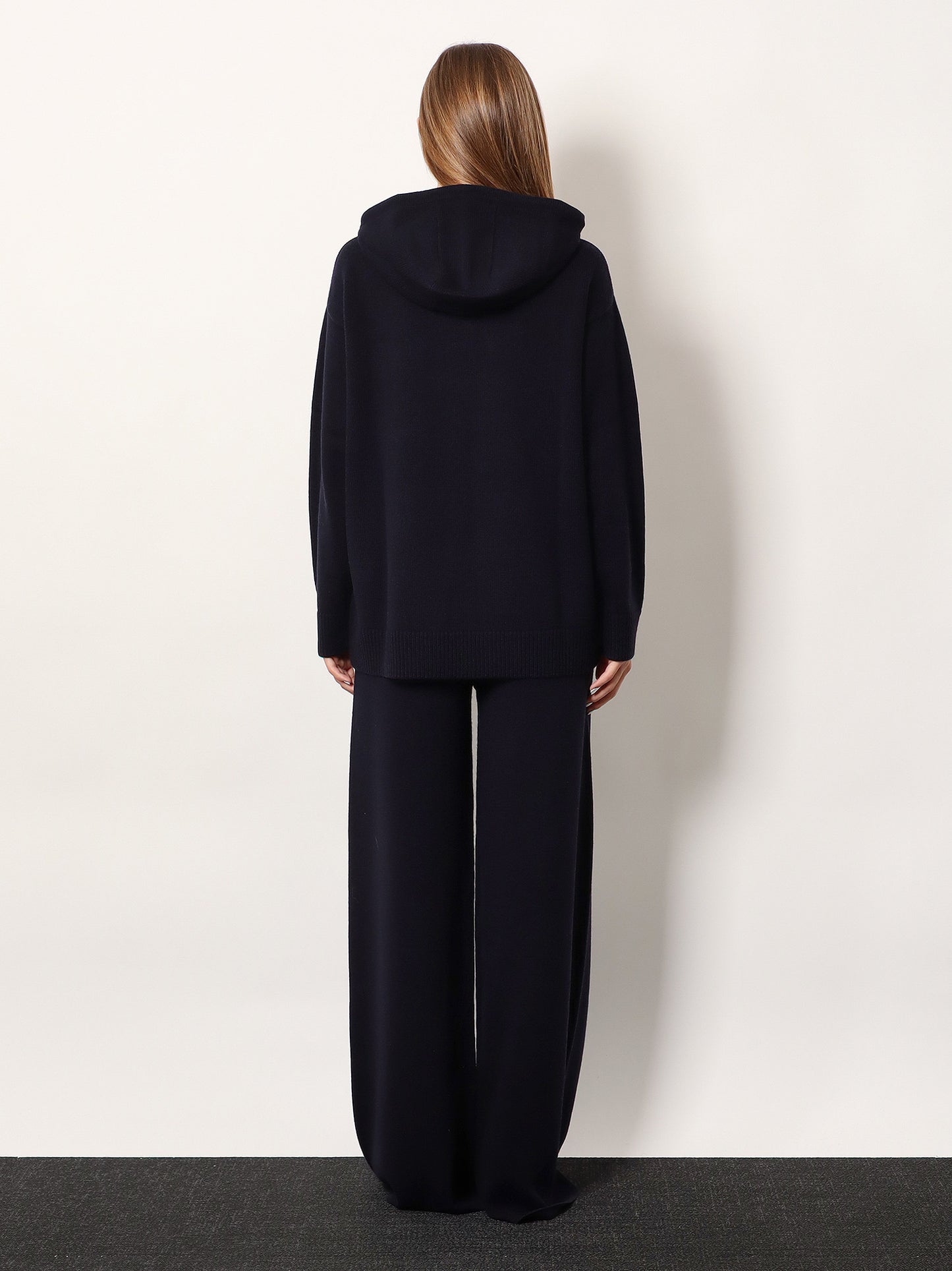 Liana cashmere and wool hooded sweater