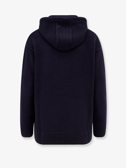 Liana cashmere and wool hooded sweater thumbnail