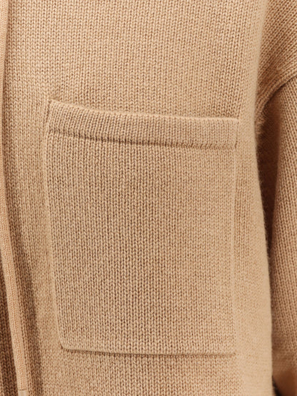Liana wool and cashmere hooded sweater thumbnail