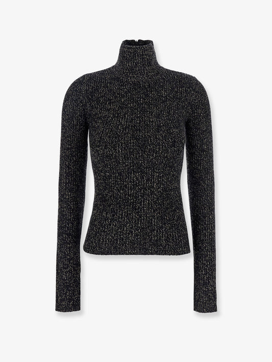 Azulene wool and cashmere turtleneck sweater