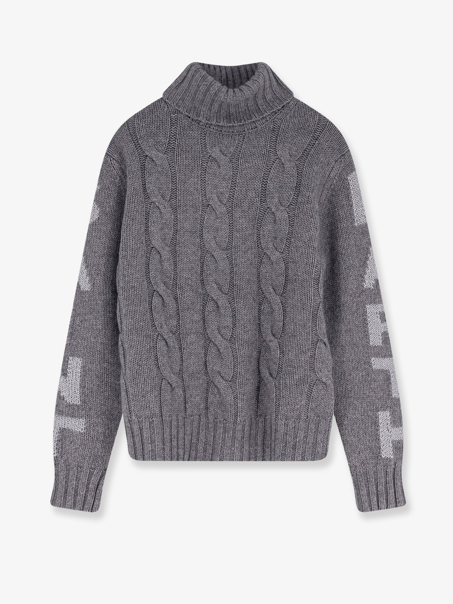 Adler wool blend cable knit turtleneck sweater