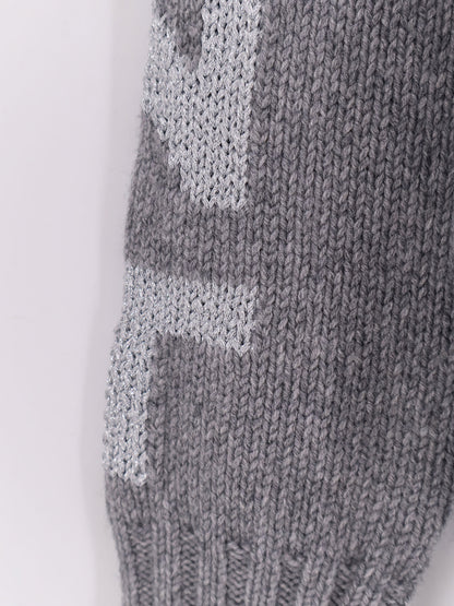Adler wool blend cable knit turtleneck sweater thumbnail