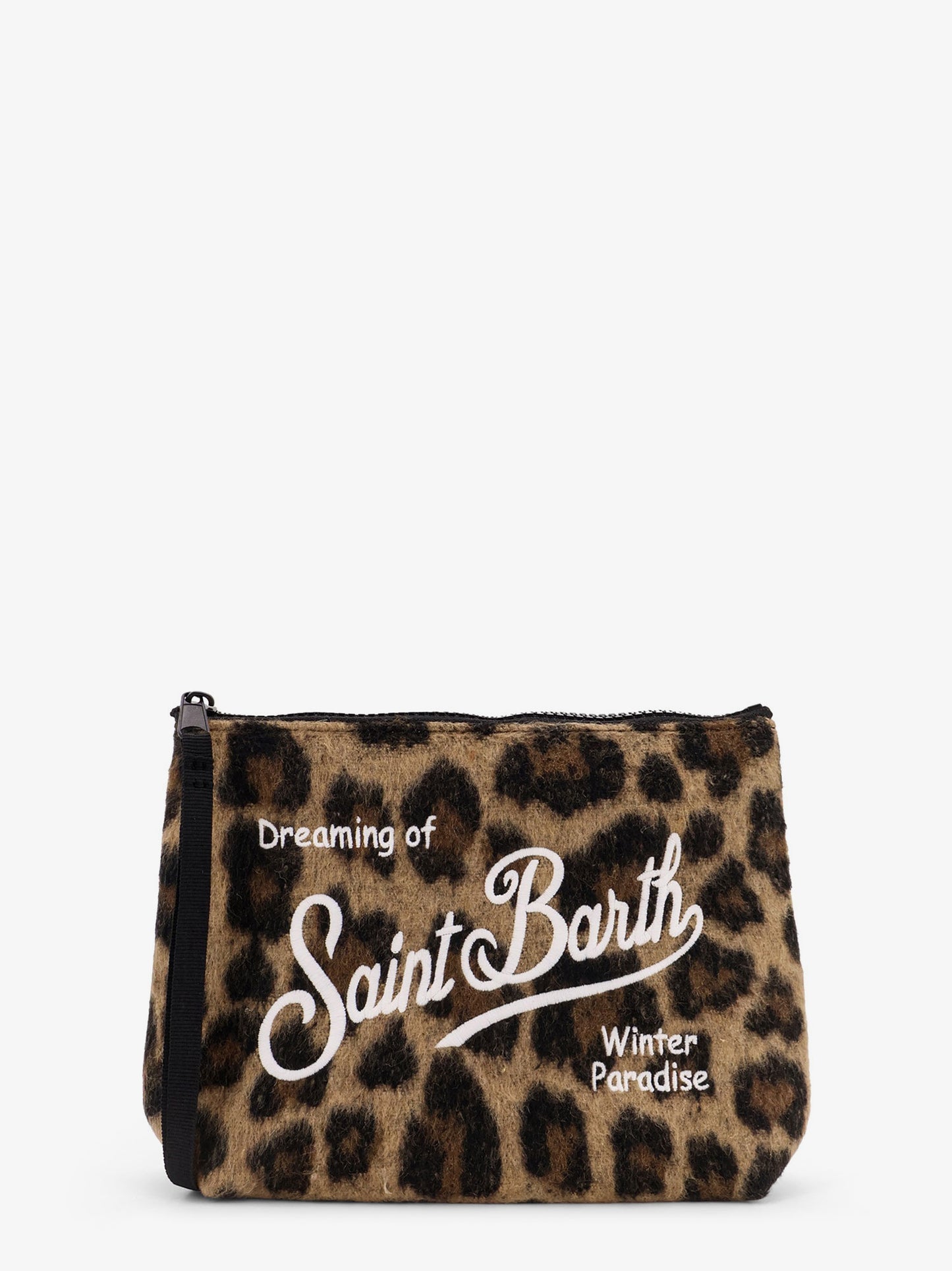 Aline Felt Leo clutch bag