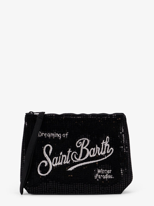 Aline Velvet Paillettes clutch