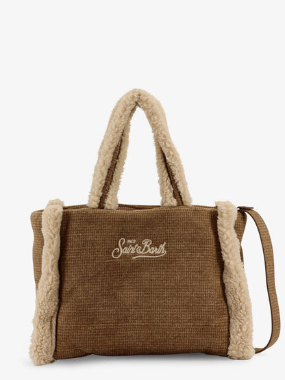 Colette Shearling Pied de Poule shoulder bag thumbnail