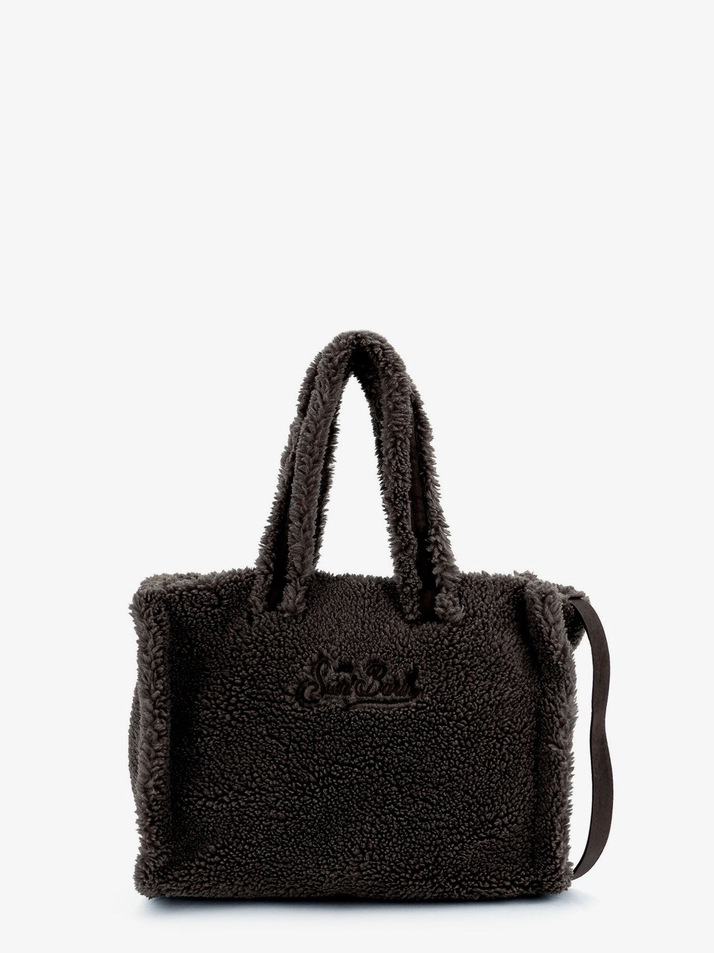 Colette Teddy crossbody bag with logo on the front