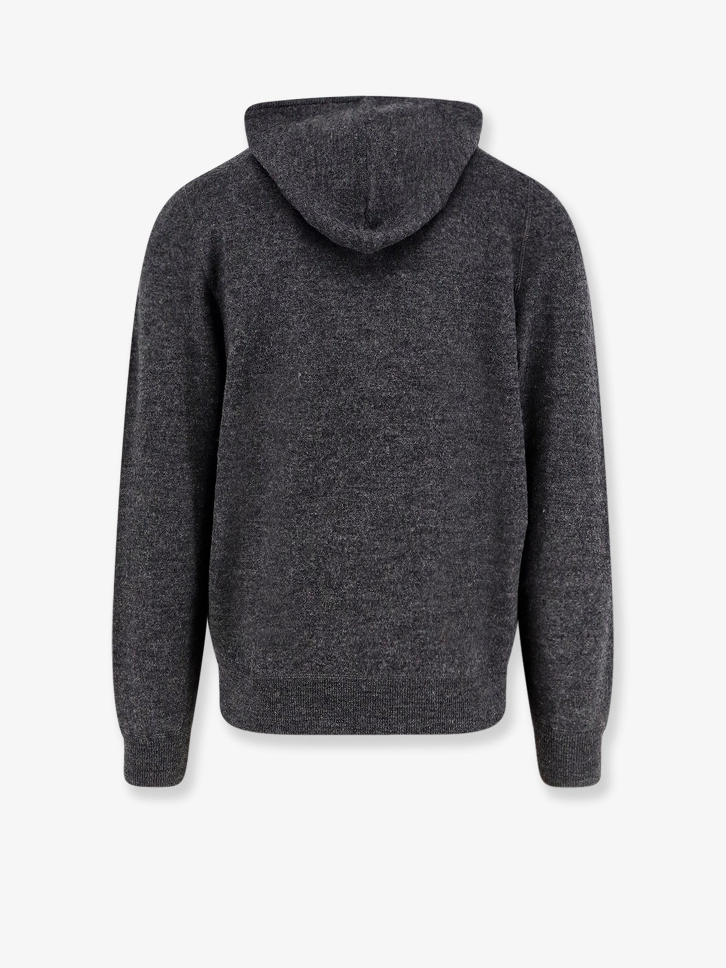 Jack wool sweatshirt with front logo inlay