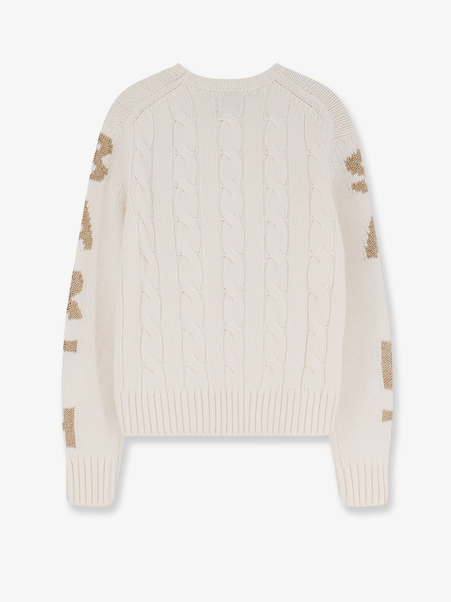 Malmo wool blend cable knit sweater