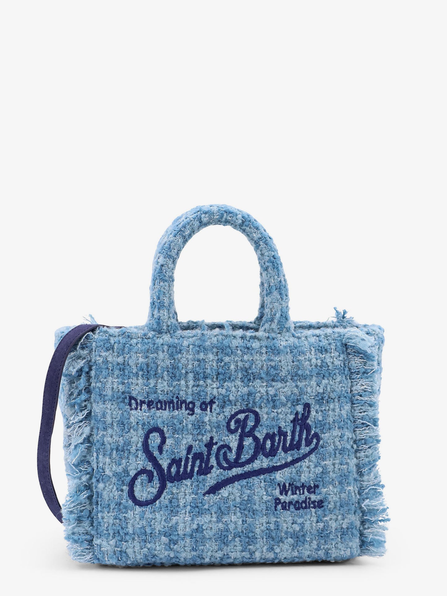 Wool blend shoulder bag