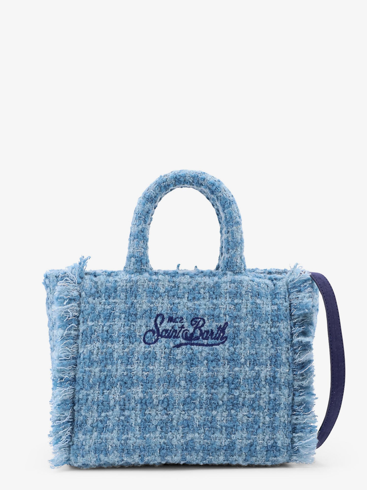 Wool blend shoulder bag