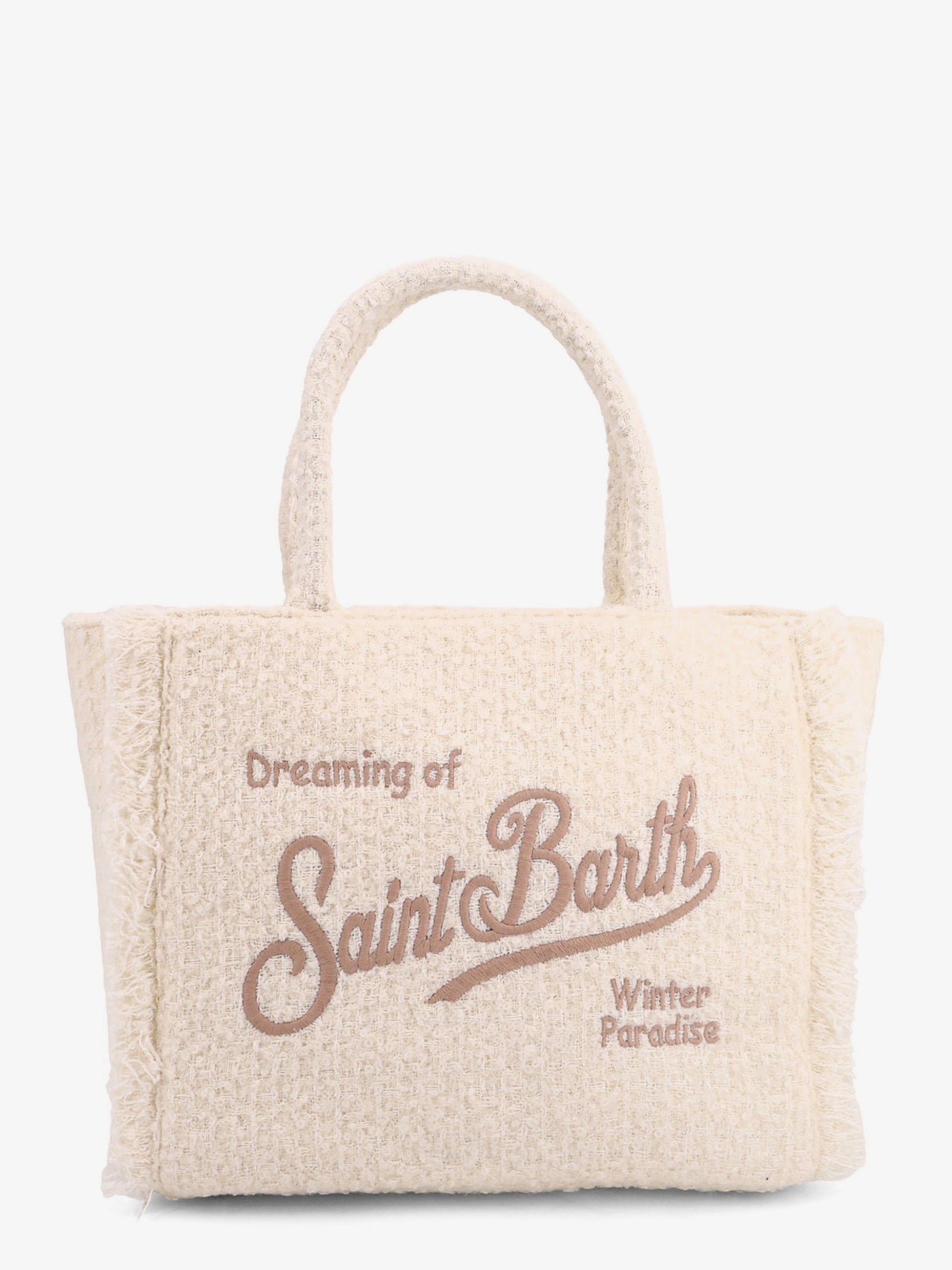 Vanity twwed wool blend shoulder bag