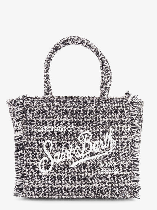 Vanity tweed wool blend shoulder bag
